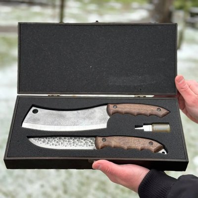 Подарочный набор Топорик + нож "Скала"