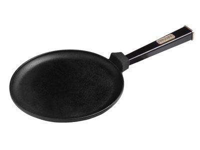 Сковорода 24 см чавунна для млинців Optima-Black