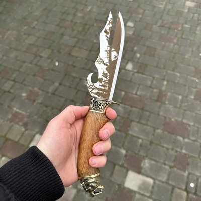 Нож - Вилка 3 в 1 Саблезубый тигр