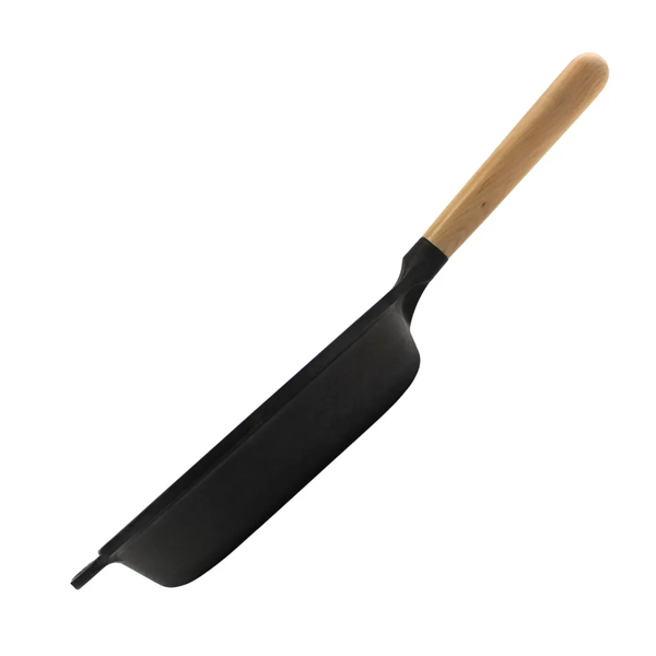 Сковорода 26 см чугунная ТМ "BRIZOLL" с чугунной крышкой и съемной ручкой, NEXT (N2654-1)