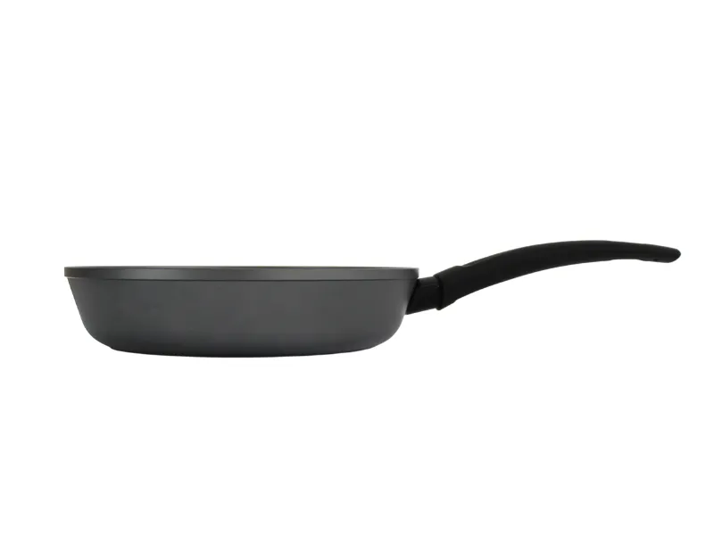 Сковорода 24 см с антипригарным покрытием, со стеклянной крышкой GRAPHITE, soft touch, 54-2450-6