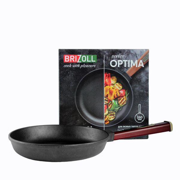 Сковорода 28х4 чавунна Optima-Bordo