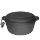 Каструля 3 л чавунна з кришкою-сковородою Сітон S-3L-3 фото 2