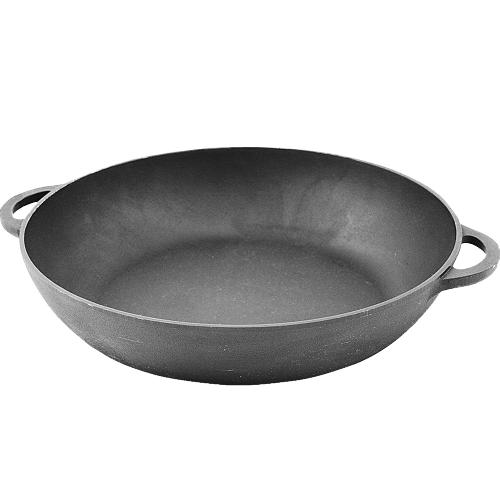Сковорода 34 см чавунна Жарівня з чавунною кришкою-сковородою Сітон