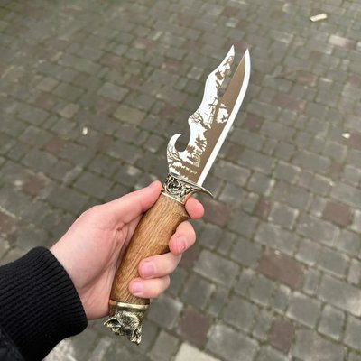 Нож - Вилка 3 в 1 Кабан